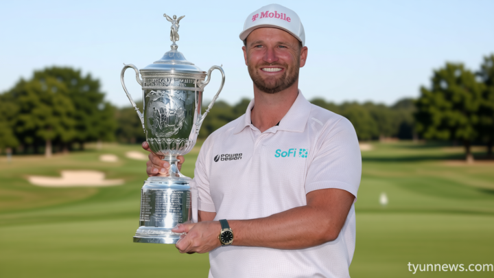 Wyndham Clark avoids record collapse and holds on to win the US Open