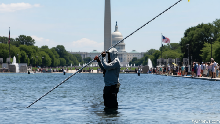 Trump says multiple people arrested over alleged vandalism at Lincoln Memorial Reflecting Pool