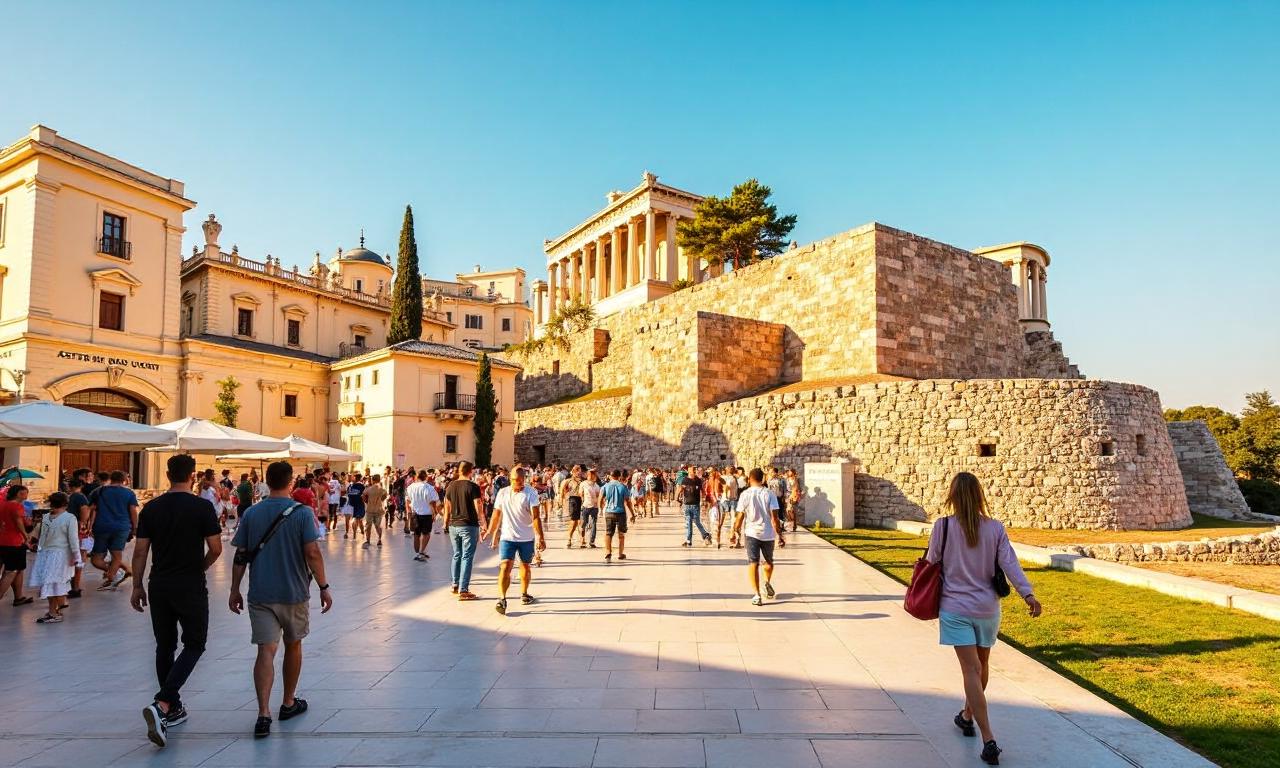 Man stabs tourists near the Acropolis in Athens, Greece