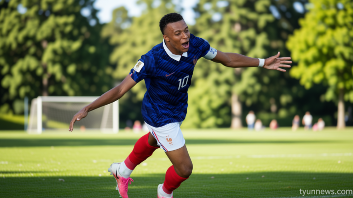 Mbappé scores twice to tie Messi for World Cup lead with 6 goals