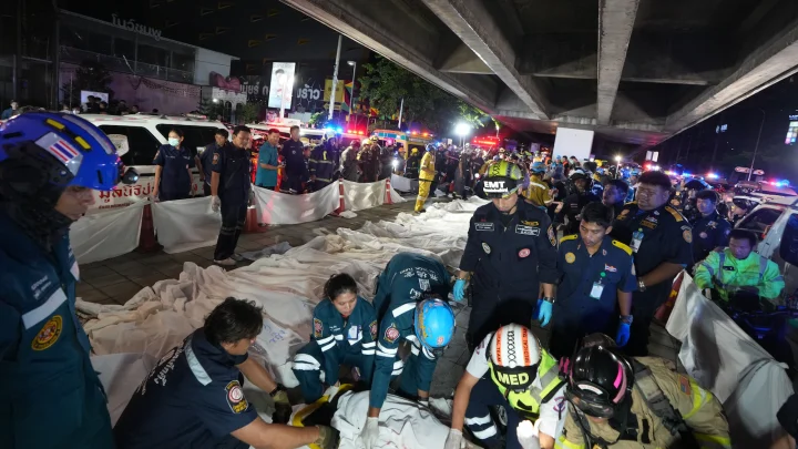 At least 27 people killed in fire at a Bangkok pub