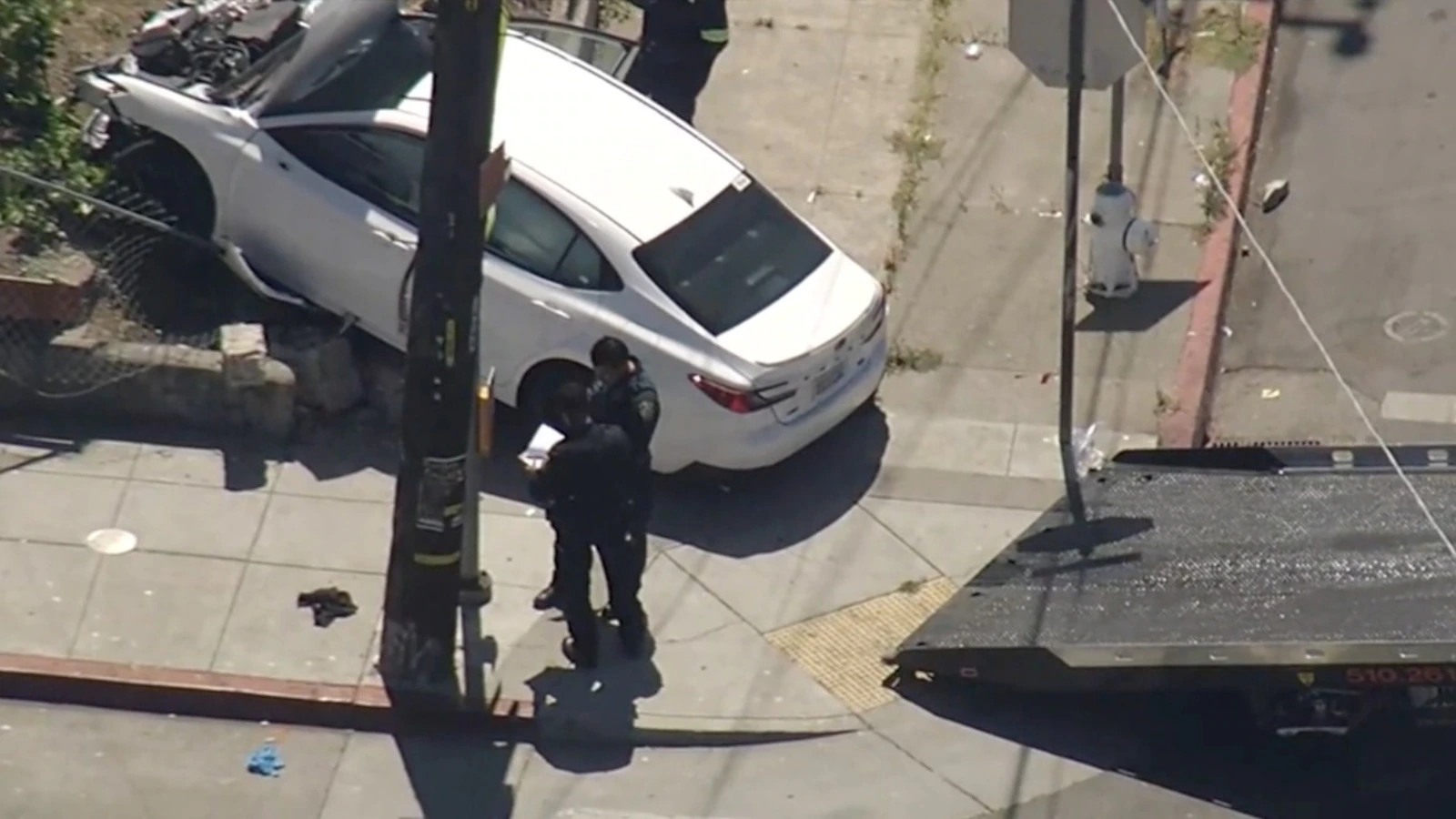 Child driver strikes woman walking dog in crosswalk, critically injuring her: Police