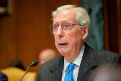 Sen. Mitch McConnell announces he has been discharged from rehab facility