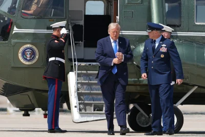 FAA investigating why plane was allowed to take off as Trump’s helicopter approached