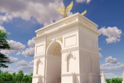 Trump’s controversial triumphal arch will have ‘adverse effects’ on landscape, administration acknowledges