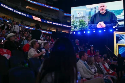 Live updates: Democrat Fetterman makes surprise appearance at GOP convention