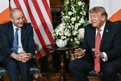 Irish leaders react after Trump says he’d ‘love’ to see a unified Ireland